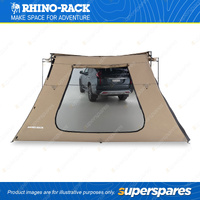 Rhino Rack Tapered Batwing Extension with Door 33112 - Waterproof UV Canvas