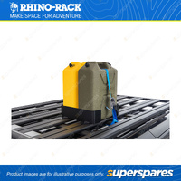 Rhino Rack Double Pioneer Jerry Can Holder 61006 - Lightweight Aluminium