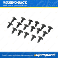 Rhino Rack M6 Plug Kit ACC01 - Black Plastic Plugs - 16 + 1 in a Pack