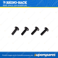Rhino Rack M6 x 16mm Pan Head T30 Screws Black B120010-BP - in a Pack of 4