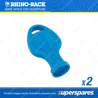 Rhino Rack Blue Secure Core Lock Key M623-BP - in a Pack of 2 - Spare Parts