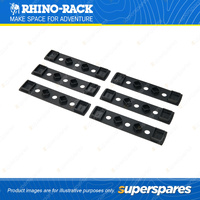 Rhino Rack Quick Mount Fit Kit QMFK05 - 6 Rubber Bases Suits RLT600 Rubber