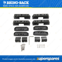 Rhino Rack RCP Base Kit RCP12-BK - Suits RC and RV Roof Rack Systems Pack of 4