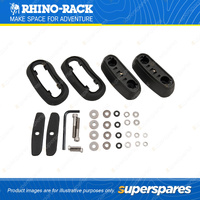Rhino Rack RCP Base Kit RCP28F-BK - Suits RC and RV Roof Rack Systems Pack of 2