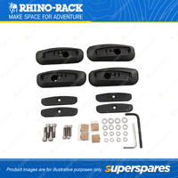 Rhino Rack RCP Base Kit RCP31-BK - Suits RC and RV Roof Rack Systems Pack of 4