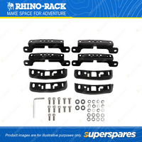 Rhino Rack RCP Base Kit RCP75-BK - Suits RC and RV Roof Rack Systems Pack of 4