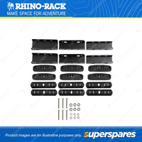 Rhino Rack RCP Base Kit RCP76-BK - Suits RC and RV Roof Rack Systems Pack of 6