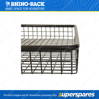 Rhino Rack Medium Steel Mesh Basket RLBM - 125x1340x1070mm Made from Tough Steel