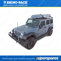 Rhino Rack Adjustable Canoe Holder RLH1 - Suits Heavy Duty Crossbar - 2 Pack