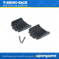 Rhino Rack 2500 Leg Spacer RLKS1 - 2 x 10mm Spacer Blocks 2 x M6 x 32mm Bolts