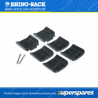 Rhino Rack 2500 Leg Spacer RLKS4 - 8 x 34mm Spacer Blocks 2 x M6 x 55mm Bolts