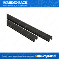 Rhino Rack 1375mm Bar Rubber RRM13 - Pack of 2 - Fits Top of Heavy Duty Bar