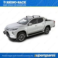 Rhino Rack Vortex RVP Black 2 Bar Roof Rack RVP50 - Factory Mounting Point