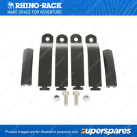 2 x Rhino Rack 100mm/4" Vortex Pipe Clamps SPC4 - Suits 100mm Conduit Carriers