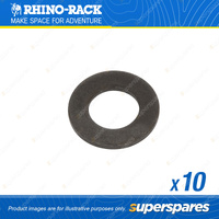 Rhino Rack M8 x 17mm Black Stainless Steel Flat Washer W020-BLK-BP - Pack of 10