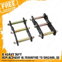 Pair Rear Trupro Extended Shackles for Toyota Landcruiser 76 78 79 Series