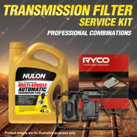 Ryco Transmission Filter + Full SYN Oil Kit for Holden Astra AH TS TS II 4CYL