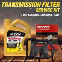 Ryco Transmission Filter + Full SYN Oil Kit for Toyota Rav 4 ASA44R 2.5 13-On