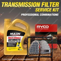 Ryco Transmission Filter + Full SYN Oil Kit for Holden Rodeo RA 4CYL V6 03-08