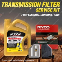 Ryco Transmission Filter + Full Synthetic Oil Kit for Hyundai Tucson JM V6 4CYL