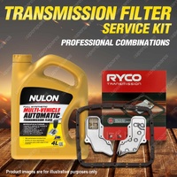Ryco Transmission Filter + Full SYN Oil Kit for Subaru Liberty BC BD BF BG 1/8"