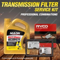 Ryco Transmission Filter + Full SYN Oil Kit for Toyota Hilux RZN149 4CYL 2.7