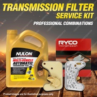 Ryco Transmission Filter + SYN Fluid Kit for Renault R21 Megane Cabriolet R52