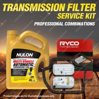 Ryco Transmission Filter + SYN Fluid Kit for Jeep Wrangler 6CYL 4L 242ci TH400