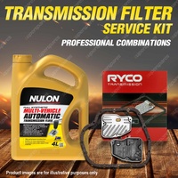 Ryco Transmission Filter + SYN Fluid Kit for Toyota Corolla ZRE172R 4Cyl 1.8L