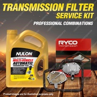 Ryco Transmission Filter + SYN Fluid Kit for Mazda 121 Funtop Metro DW 1.3L