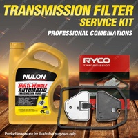 Ryco Transmission Filter + SYN Fluid Kit for Audi Q7 4LB 3.6 FSI quattro 6Cyl