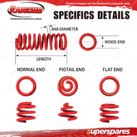 Front 40mm 0-85kg Rancho Coil Springs for Toyota Prado KDJ GDJ 150R 11/2009-On