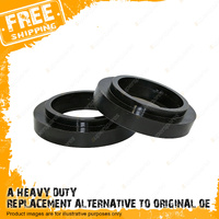 Pair Rear Trupro Coil Spring Spacers Black for Nissan Patrol GQ GU 30mm