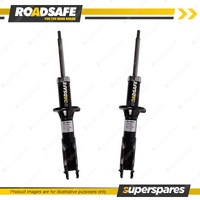 2 x Front Roadsafe STR Spring Seat Shock Absorbers for Mitsubishi Mirage LA LB