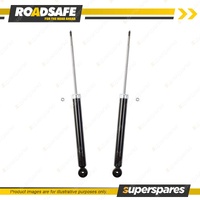 2x Rear Roadsafe STR Telescopic Shock Absorbers for Kia Rio JB Hatch Sedan 05-12