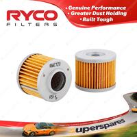 1 x Ryco Motorcycle Oil Filter for Aprilia 650 Cartridge Type Filter RMC120