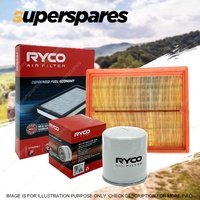 Ryco Oil Air Filter for Mitsubishi Mirage LA 3cyl 1.2L Petrol 3A92 12/2012-On