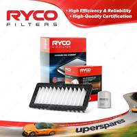 Ryco Oil Air Filter for Mitsubishi Colt RG 4cyl 1.5 Petrol 4G15 4A91 04-06 06-On
