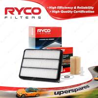 Ryco Oil Air Filter for Toyota Landcruiser VDJ79 VDJ76 78 V8 4.5L 1VD-FTV 07-On