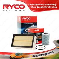 Ryco Oil Air Filter for BMW 320I E30 6cyl 2L Petrol M20B20 02/1988-03/1990