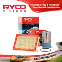 Ryco Oil Air Filter for Ssangyong Musso Wagon Sport 10V Korando 5cyl OM662