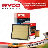 Ryco Oil Air Filter for Holden Astra TS II 4cyl 1.8L Petrol X18XE2 09/1999-2001