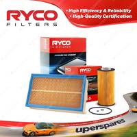 Ryco Oil Air Filter for Mercedes Benz E220D W210 4cyl 2.2L E300D 6cyl 3L