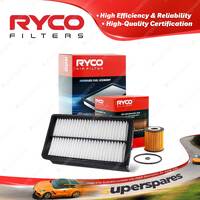 Ryco Oil Air Filter for Mazda Mazda 6 GG MPS 4cyl 2.3L Petrol L3 06/2005-01/2008