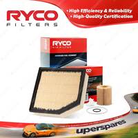Ryco Oil Air Filter for Toyota Rav 4 ALA49R 4cyl 2.2L Turbo Diesel 02/2013-On