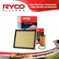 Ryco Oil Air Filter for Holden Astra AH 4cyl 1.8L Petrol Z18XER 04/2007-03/2010