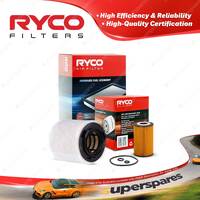 Ryco Oil Air Filter for Audi A1 8X TDI 4cyl 1.6L Turbo Diesel Engine CAY