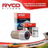 Ryco Oil Air Filter for Nissan Urvan E24 4cyl 2.7L Diesel TD27 02/1987-1993