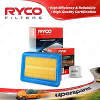 Ryco Oil Air Filter for Mazda B2000 4cyl 2L Petrol FE 06/1985-07/1988