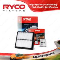 Ryco Oil Air Filter for Daewoo Lanos 4cyl 1.5L 1.6L Petrol A15SMS A16DMS